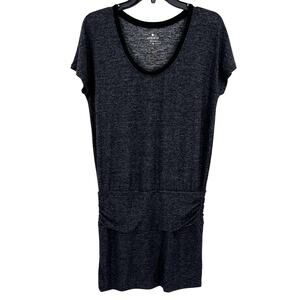 Athleta Avenues Drop Waist Dress Womens Size Small Heather Gray